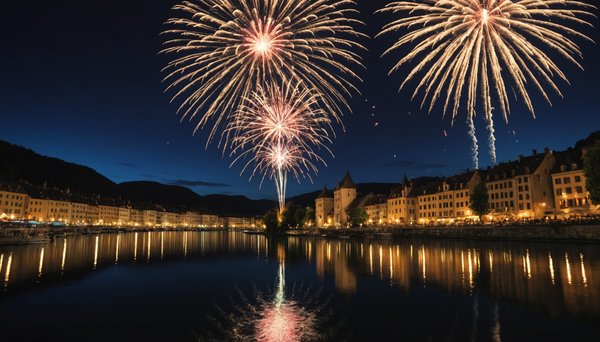 Feux d'artifice à annecy : où profiter du spectacle lors de votre séjour?