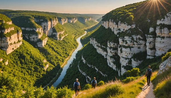 La vallée de l'alzou : randonnées et paysages autour de rocamadour
